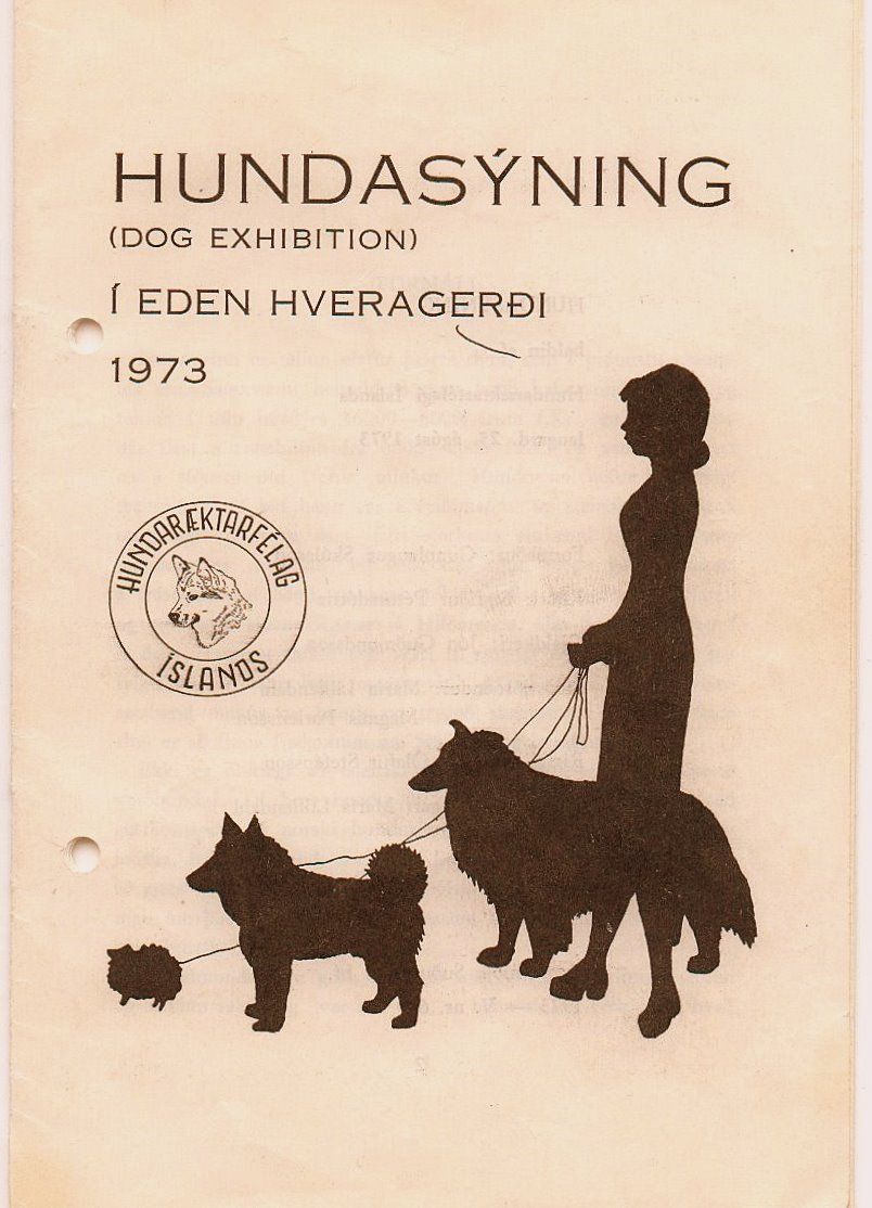First dog show in Iceland